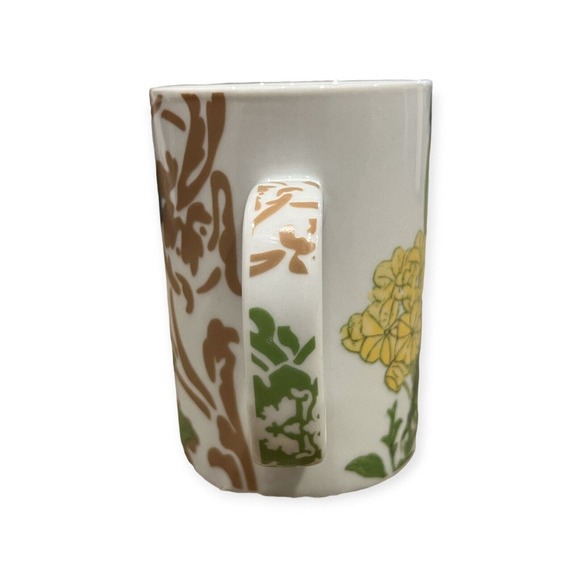 World Market Ceramic Butterfly, Dragonfly, Floral 12oz. Coffee/Tea Mug - Picture 5 of 7